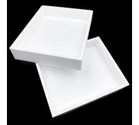 PTFE Square Plate - 15mm Depth Evaporating Dishes, Non-Stick PEFT Trays-1pc(100x100x15mm)