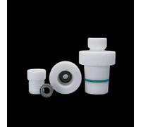 PTFE Stirring Plug - Durable Reusableplastic Stopper for Chemical Stability and High-Temperature Resistance, 1pcs(Ceramic Bearing*7mm)