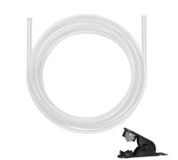 PTFE Teflon tubing 16.5ft 5m with Cutter, 2mm ID X 4mm OD 3D Printer Hose, Food Grade High Temperature Tube Pipe for Most 1.75mm Filament PLA ABS 3D Printer(White)