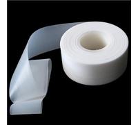 PTFE Thin Film PTFE Membrane 1m Long Plastic Sheet, White Thin Plate Thickness 0.03-0.2mm Self-Lubricating 1pc(0.1x50mm)