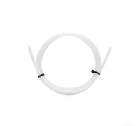 PTFE Tube for 3D Printers 1.75mm Filament Star-Shaped Internal Structure Enhanced Flow Consistency Low Drag (White-2m)