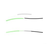 PTFE Tube Kit, 100pcs High-Temp Chemical-Resistant Tubing for 1.75mm Filament for 3D Printer Setup, Hexagon Guide Tubes