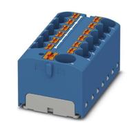PTFIX Manifold Block 10/12x4 BU, Connector Blue 3273880