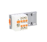 PTFIX Manifold Block 6/6x2.5-ns35wh, White BEA Connector 3273078