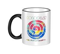 PTGRUKWBJ Cold Rock Band Play Ceramic Mug with Colored Edge - Durable & Stylish Hip Hops Merchandise for Home, Office, Or Gifts.