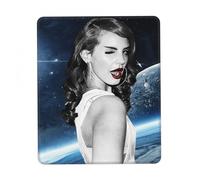 PTGRUKWBJ Del Rey Singer Lana Mouse Pad Rubber Edge Stitched Mouse Non-Slip Wear-Resistant Computer Desk Thickened Multiple Writing Pads