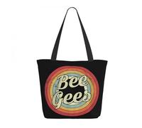 PTGRUKWBJ Gees Pop Disco Rock Band Bee Women'S Shopping Bag Fashionable Large-Capacity Handbag For Daily Shopping Travel Fans Gift.
