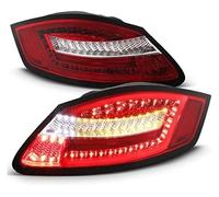 PTGZGFNPAM Car Rear Light Tail Back Lamp For 987.1 Series For Cayman 2005-2008 Tail Light Housing Lamp Assembly Rear(Red)