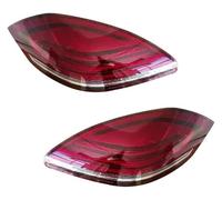 PTGZGFNPAM Car Rear Light Tail Back Lamp For Panamera 2010-2013 For Panamera 970 Tail Lights Rear Fog Brake Dynamic Turn Signal Stop Brake Lights Car Tail Light(Red Cover)