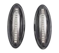 PTGZGFNPAM Dynamic Turn Signal Lamp For Toyota For Yaris For Corolla For Auris Mk1 E15 RAV4 Mk3 Side Marker Lights Sequential Blinker Lamps 2 Pieces Dynamic Turn Signal(Dynamic Crystal)