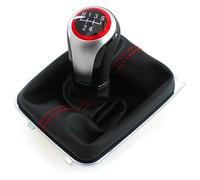 PTGZGFNPAM Gear Shift Knob Manual for VW for Golf 7 MK7 2013 2014 2015 2016 2017 2018 5 6 Speed Gear Shift Knob LHD with Lever Dust Boot Cover Manual(5 Speed a)