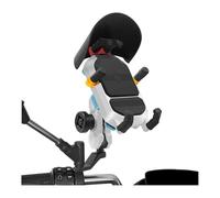 PTGZGFNPAM Motorcycle Phone Holder For 4.7-7.2 Inch Motorcycle Phone Holder GPS Navigation Bracket Antivibration Shockproof Stand Aluminum Handlebar Mirror Mount(Mirror Holder)