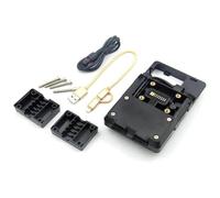 PTGZGFNPAM Motorcycle Phone Holder For B&MW For F900R For F900XR For F 900 R For F 900 XR For F900 R Handlebar Mobile Phone Navigation Bracket USB Charging Holder(USB Phone clip)