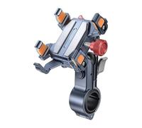 PTGZGFNPAM Motorcycle Phone Holder For Bicycle GPS Navigation Bracket Aluminum Secure Lock Bike Phone Holder Motorcycle Handlebar Mount Mobile Accessories(TX01)