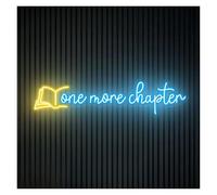 PTHEN Hanging Signs One More Chapter Neon Sign Dimmable Light Book Room Wall Art Decor for Living Room Bedroom Teens Home Bar USB Powered 42cmx14cm(C)