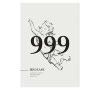 PTHEN Wall Art Canvas Prints Modern Simple Wall Art, Lucky Angel Numbers Energy, HD Canvas Printed Poster, Home Living Room Bedroom Decoration(I,30x40cm)