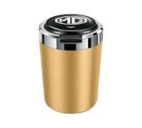 PTHUT 1 Pcs Car Ashtray for MG RX5 RX8 RX9, Easy Clean Up Proof Smokeless Portable Ashtrays Cigarettes Ashtray Smell Proof Ashtray Long,Beige