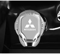 PTHUT 1PCS Car One-Key Start Button Cover Auto Ignition Switch Protective, For Mitsubishi Xforce Xpander Delica Colt,Silver