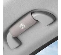 PTHUT 4PCS Car Door Handle Inner Roof Handrail Protector Covers Pull Armrest Gloves for MG RX5 RX8 RX9,Grey
