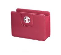 PTHUT Car Trash Bin Can Foldable Hanging Storage Box Case Interior Auto Accessories For MG Windsor EV,Red