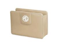 PTHUT Car Trash Bin Can Foldable Hanging Storage Box Case Interior Auto Accessories For MG Windsor EV,Beige