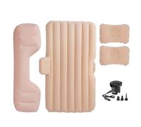 PTHUT Inflatable Car Air Mattress with Air Pump,Portable Car Travel Camping Sleeping Air Mattress,for Renault Zoe 2019-2024,Beige