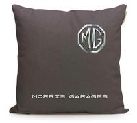 PTHUT Portable Car Pillow for MG Astor ES5, Car Lumbar Support Pillow,Comfort,Soft Car Headrest Pillow,Multifunctional Car Logo Travel Pillow,Silver