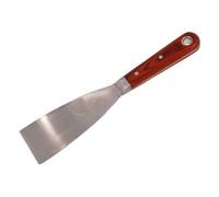 PTI 25mm Stiff Blade Paint Scrape Stainless Steel Blade Rosewood Handle Stripper