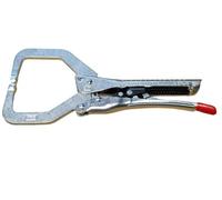 PTI Automatic Locking Vice Grip Pliers 7" C-Clamp - Auto C Clamp Heavy Duty, Adjustable Opening Locking Pliers Metal C Clamp DIY Woodworking