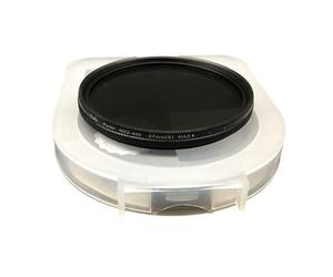 PTILSERY Filter 40/43/46/49/52/55/58/62/66/72/77/82mm Fader ND2-ND400 1-9 Stops Filter Adjustable Neutral Density Filter