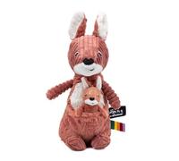 Ptipotos by Deglingos Kangaroo Mum & Bavon Terracotta Plush Toy