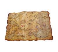 P'tit Clown 20019 Pirate map - 29 x 45 cm - plastic - multi-coloured