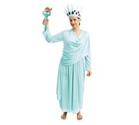 P'tit Clown 21173 Costume Statue de la Liberté - Adulte Liberty Tunic, Solid, Blue, L-XL