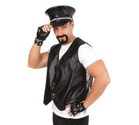 P'tit Clown 55870 Sleeveless Vest - Imitation Leather - Black - One Size