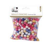 P'tit Clown re71502 Pack of 200 Multi-Coloured Dancing Balls