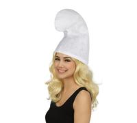 p'tit clown Smurf Hat, White - Costume Headwear, Unisex, Hat