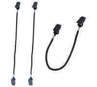 PTJJXA 3 Pcs Hat Windy Clips, 30cm Cap Retainer Clip Apparel Keeper, Fishing Hat Wind Lanyard Cord, Hat Strap Clips for Boating Climbing Hunting Hiking Sailing Golfing, Black (B)