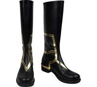 PTKaish Cosplay Boots Boot Shoes Shoe compatible with Fate Grand Order Caster Merlin Ambrosius