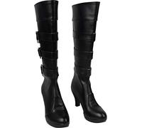 PTKaish Cosplay Boots Boot Shoes Shoe compatible with Fate Grand Order Jeanne d'Arc