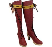 PTKaish Cosplay Boots Boot Shoes Shoe compatible with Violet Evergarden Violet Evergarden