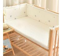 PTKG Airwrap Cot Bumper Cot Bumper Breathable Cot Bumpers for Cot Bed Crib Rail Cover Baby Crib Bumper Mesh Cot Bumpers 2 Sided Cot Mesh Bumpers,A10,160cm