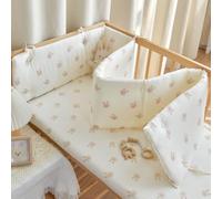 PTKG Airwrap Cot Bumper Cot Bumpers for Cot Bed Breathable Cot Bumper Crib Bumper Sets Cot Protector Bumper All Round Breathable Crib Bumper Cot Liner,D10,180 * 28cm