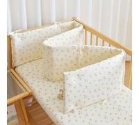 PTKG Airwrap Cot Bumper Cot Bumpers for Cot Bed Breathable Cot Bumper Crib Bumper Sets Cot Protector Bumper All Round Breathable Crib Bumper Cot Liner,D3,180 * 28cm