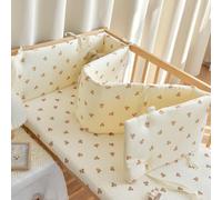 PTKG Airwrap Cot Bumper Cot Bumpers for Cot Bed Breathable Cot Bumper Crib Bumper Sets Cot Protector Bumper All Round Breathable Crib Bumper Cot Liner,D8,150 * 28cm