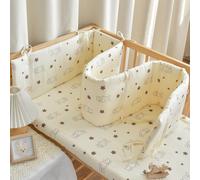 PTKG Airwrap Cot Bumper Cot Bumpers for Cot Bed Breathable Cot Bumper Crib Bumper Sets Cot Protector Bumper All Round Breathable Crib Bumper Cot Liner,D12,120 * 28cm
