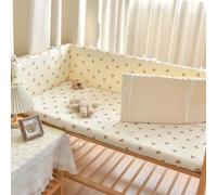 PTKG Breathable Cot Bumper and Toddler Bed Guard Set - Soft Padded Side Protectors for Baby Cot Bed, Headboard Guard Design for Toddlers Kids Padded Side Protectors Protect Baby Boys Girls,B5,200*28cm
