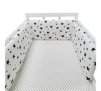 PTKG Breathable Cot Bumper Breathable Crib Bumper Cot Liner Cot Bumpers for Cot Bed Padded Baby Cot Bumpers Cotbed Bumper Airwrap Cot Bumper,A22,180cm×30cm