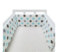PTKG Breathable Cot Bumper Breathable Crib Bumper Cot Liner Cot Bumpers for Cot Bed Padded Baby Cot Bumpers Cotbed Bumper Airwrap Cot Bumper,A10,300cm×30cm