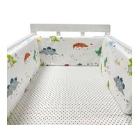 PTKG Breathable Cot Bumper Breathable Crib Bumper Cot Liner Cot Bumpers for Cot Bed Padded Baby Cot Bumpers Cotbed Bumper Airwrap Cot Bumper,A23,200cm×30cm