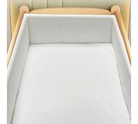 PTKG Breathable Crib Bed Liner Bumper Adjustable Baby Cot Bumper Set Cot Liner Airwrap Cot Bumper Protect All Round Crib Rail Cover,N06,150 * 30CM